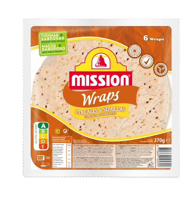 Wraps Cereales Y Semillas Mission Foods